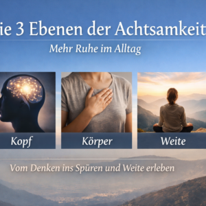 Audio-Kurs: Die 3 Ebenen der Achtsamkeit