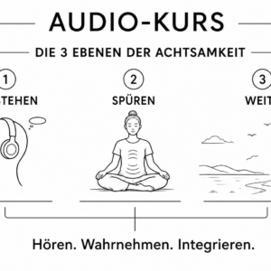 Audio-Kurs:         Die 3 Ebenen der Achtsamkeit