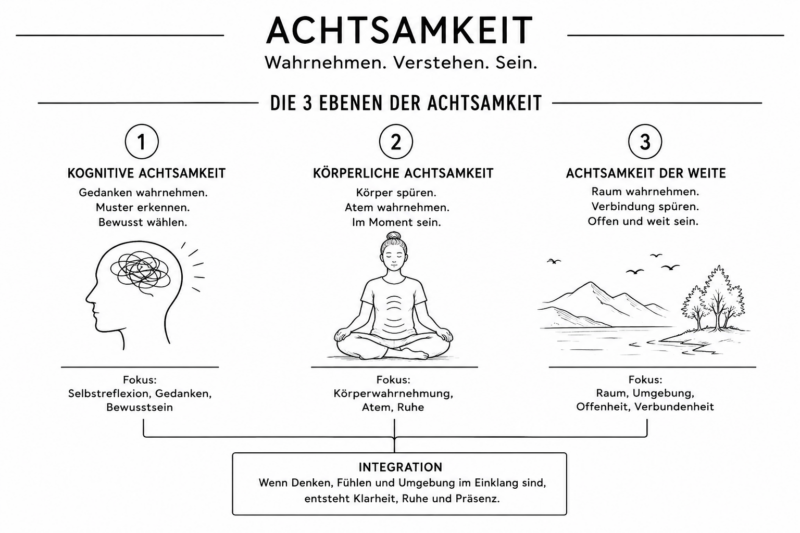 Audio-Kurs: Die 3 Ebenen der Achtsamkeit